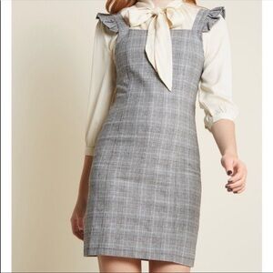 Jack by BB Dakota Black And White Plaid Dress SZ 4